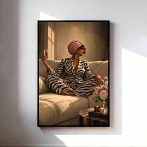 Lærredstryk – Wild at Rest, billede 3