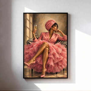 Lærredstryk – The Pink Lounge, billede 5
