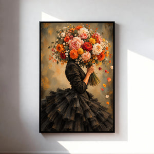 Lærredstryk – Playfull Flowers, billede 3