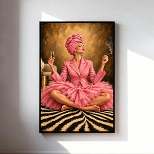 Lærredstryk – Pink State of Mind, billede 3