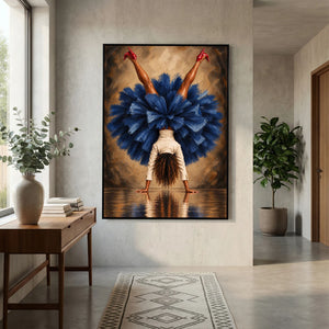 Lærredstryk – Blue Rebellion, billede 5