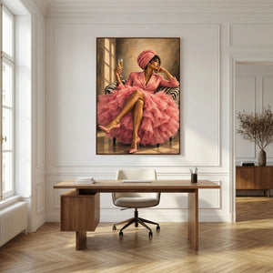 Lærredstryk – The Pink Lounge, billede 4