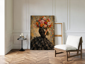 Lærredstryk – Playfull Flowers, billede 4