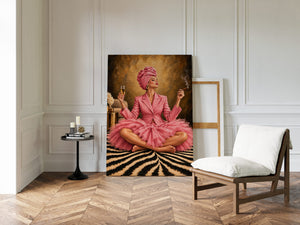 Lærredstryk – Pink State of Mind, billede 4